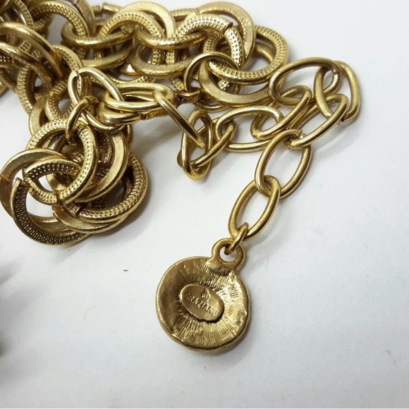 R.J. GRAZIANO Vintage Rhinestone Maltese Cross Pendant Necklace - Picture 9 of 11